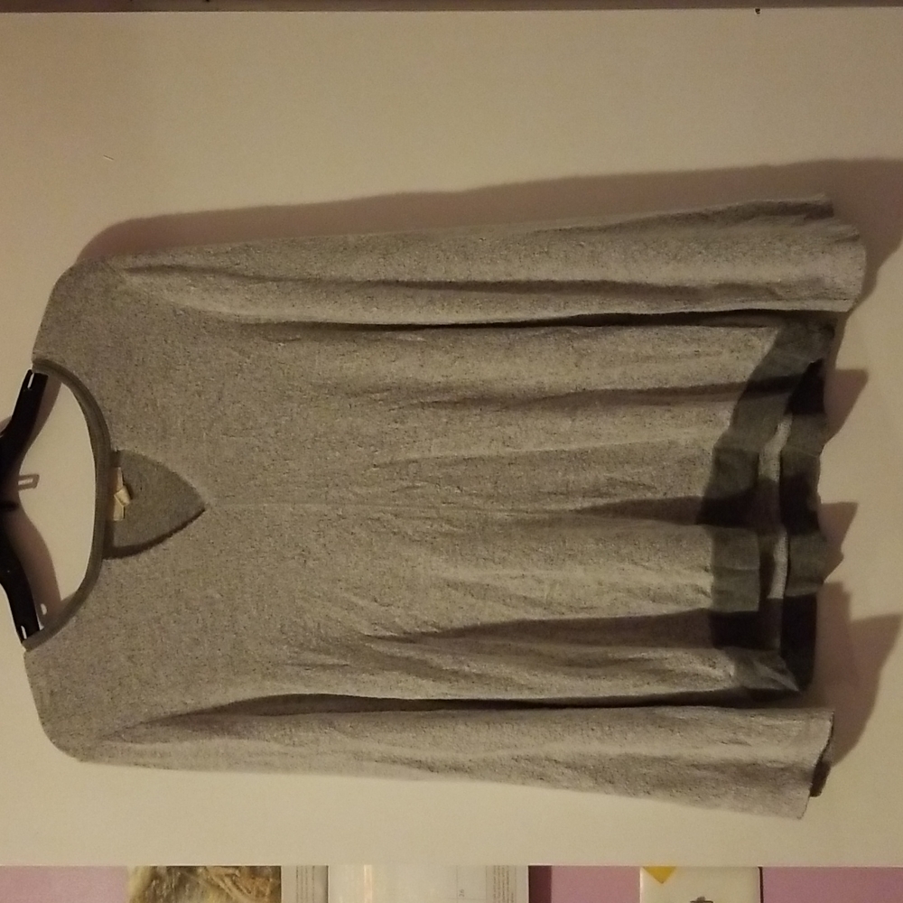 Inside out looking long sleeve shirt